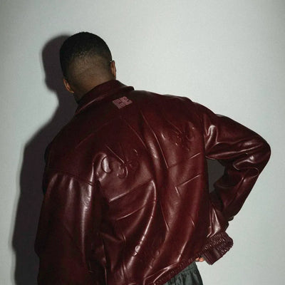 Leather Jacket Ego – Burgundy