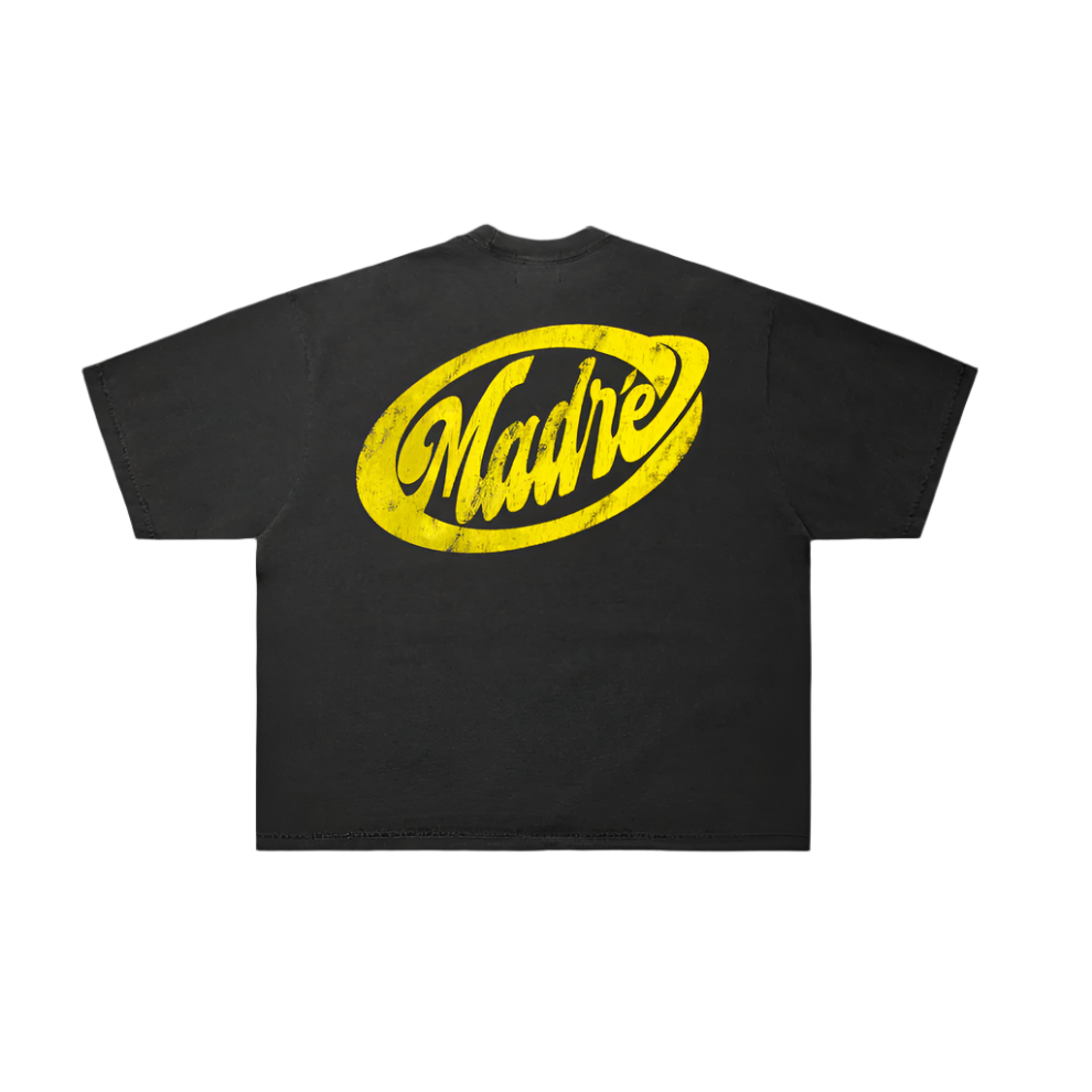 BOXY T-SHIRT - YELLOW TAPE