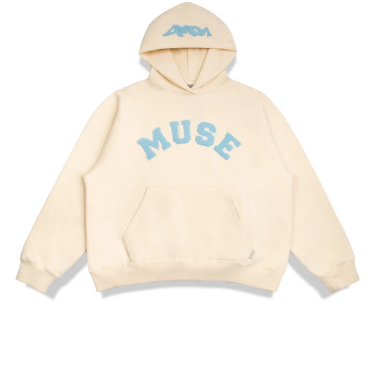Heavyweight Chenille Hoodie - Porcelain