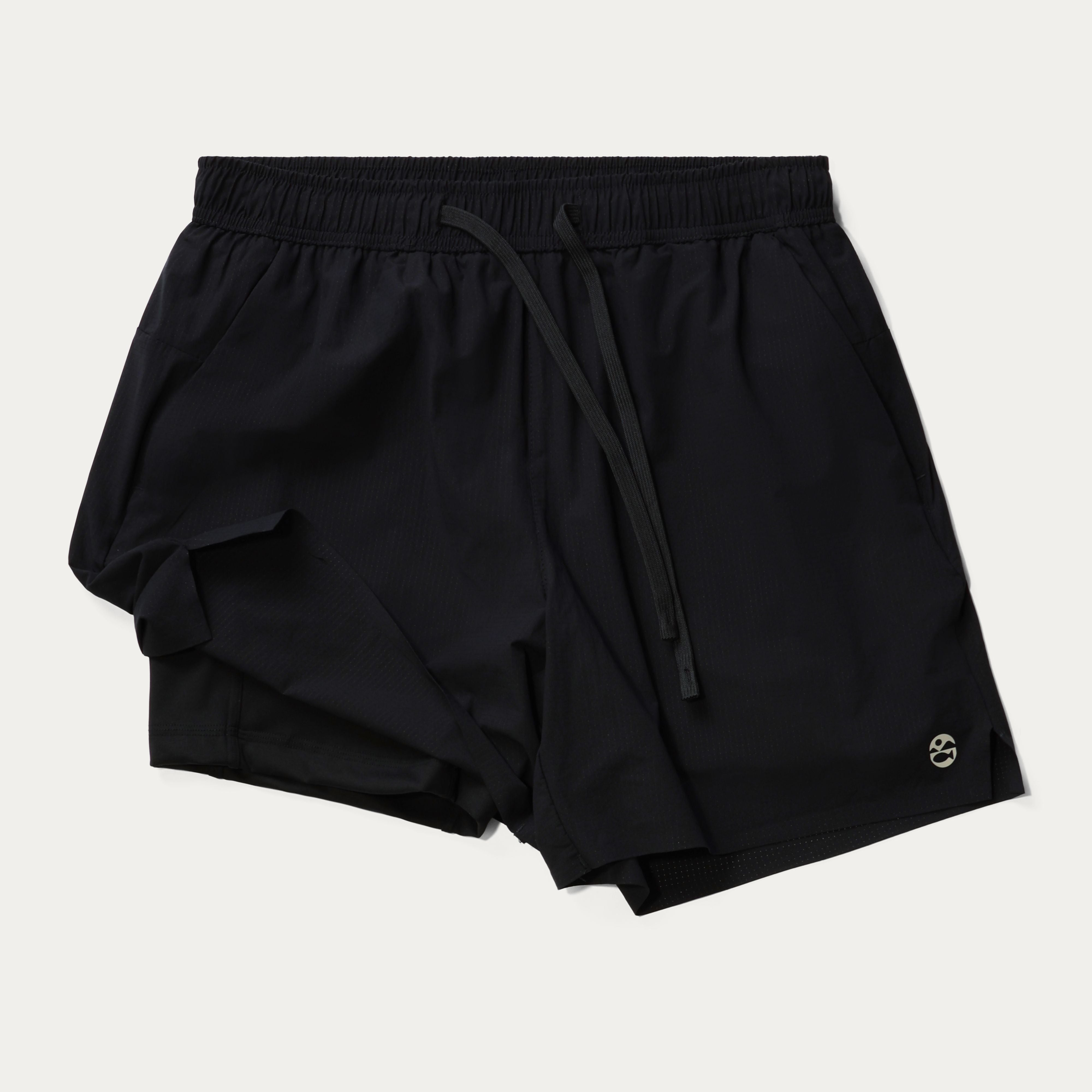 Running Shorts w/ Lining - Black