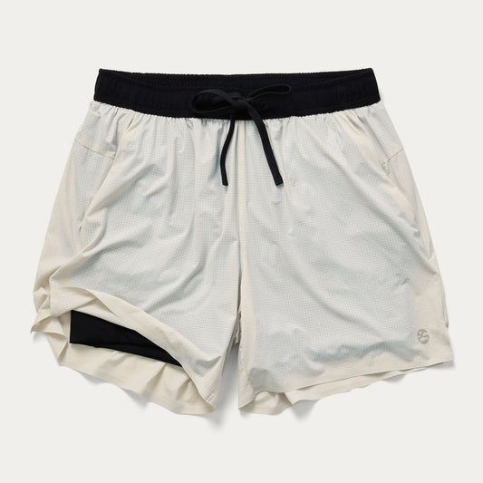 Running Shorts w/ Lining - Light Grey