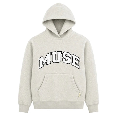 Heavyweight Scholar Hoodie - Ash Oat