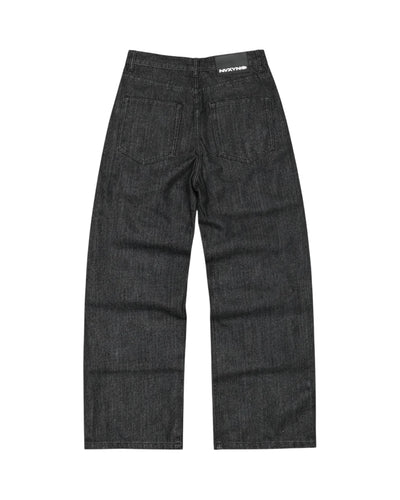 NYXYN - RAW DENIM JEANS - BLACK