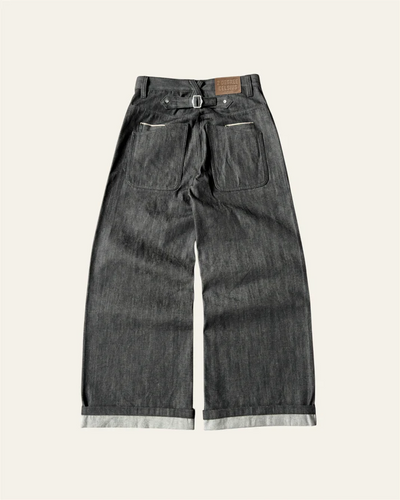 2DEGREECELCIUS - Warp Selvedge denim - Black