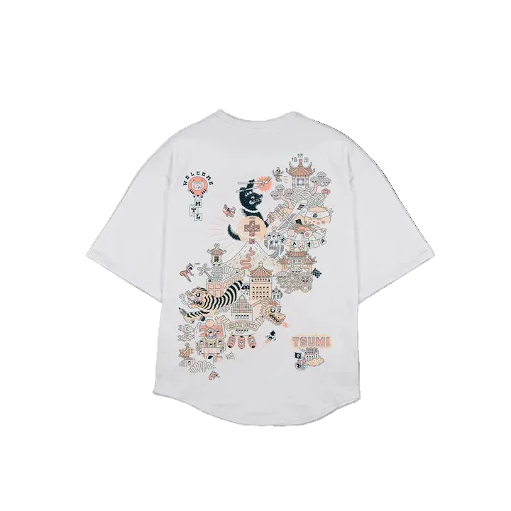 Tsumi x Romains Blais . T-shirt・White - Limited edition