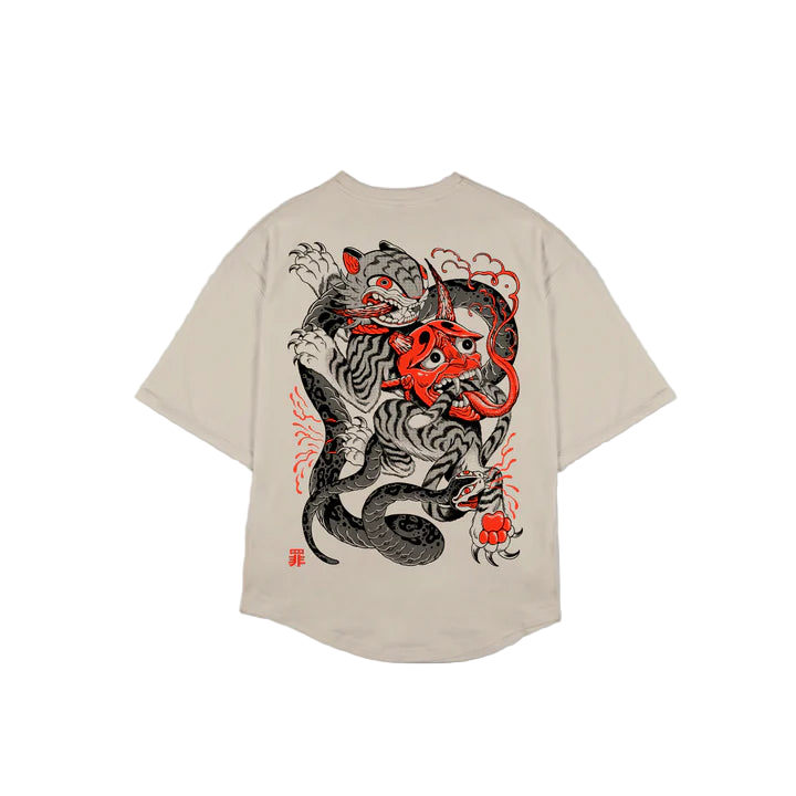 Tsumi x Didiusz . T-shirt・Sand - Limited edition
