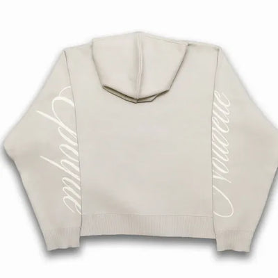 NE Zip-Up With Sleeve Logo - Grey