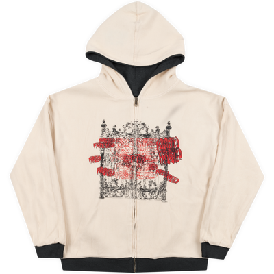 Reversible Waffle Black Hoodie