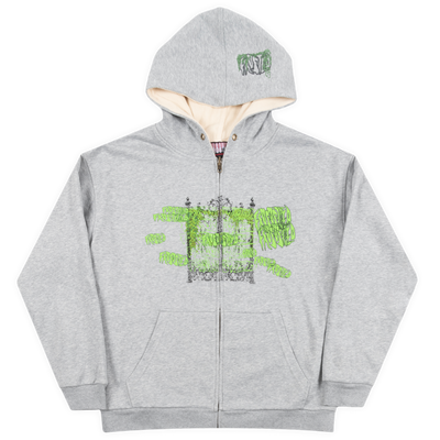 Reversible Waffle Grey Hoodie