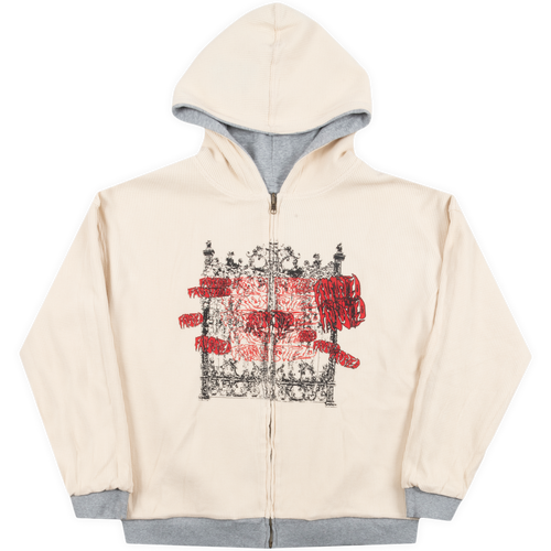 Reversible Waffle Grey Hoodie