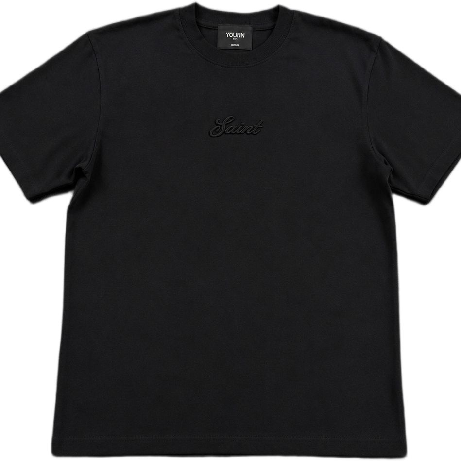 Black Tee - Saint logo COS