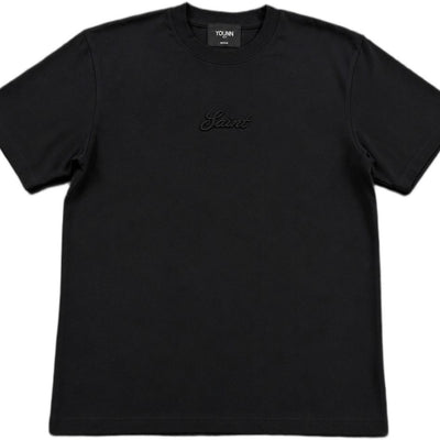 Black Tee - Saint logo COS