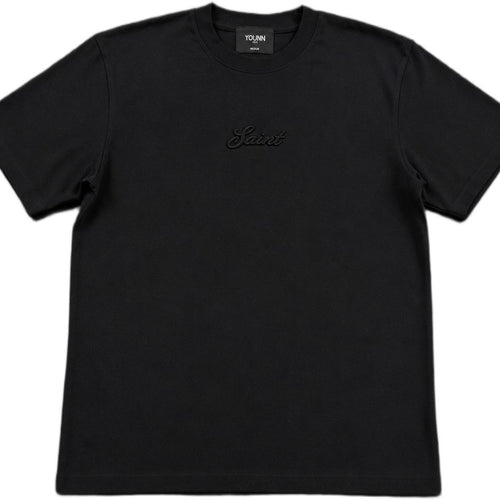 Black Tee - Saint logo COS