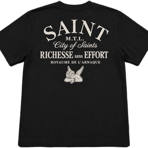 Black Tee - Saint logo COS
