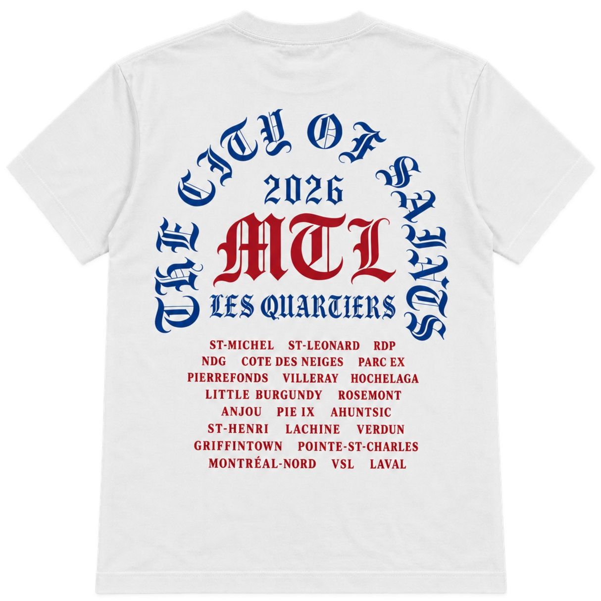 Saint - Quatier Tee - White