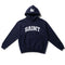 Navy Hoodie - Saint White College Stitch