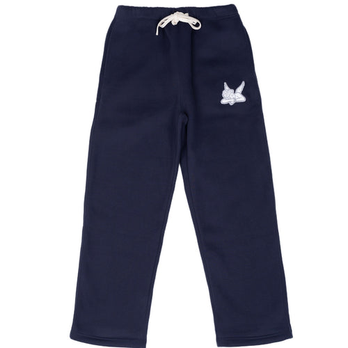 Saint - Navy Sweatpants - White Logo