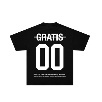GRATIS "ZERO zero" Noir/Blanc T-shirt