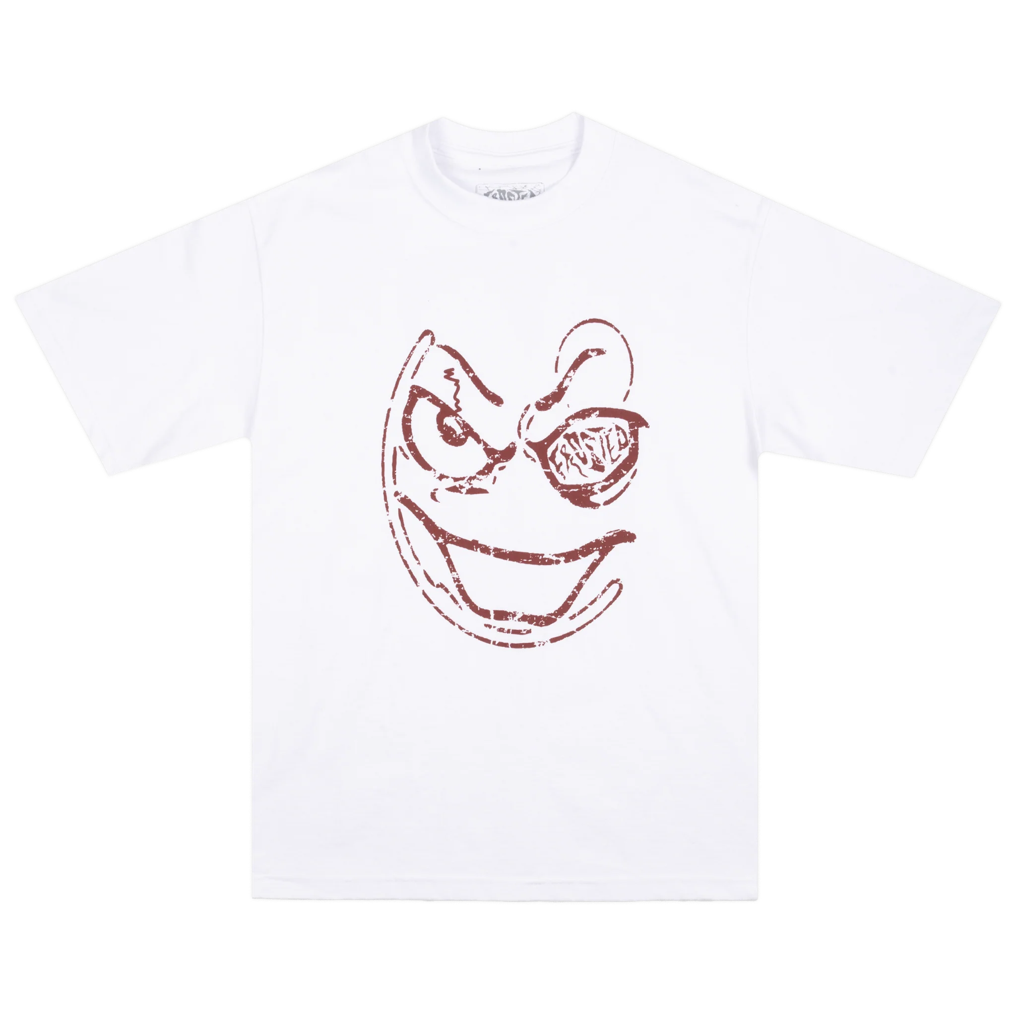 Frosted - Smiley Boxy T-Shirt White