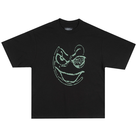 Frosted - Smiley Boxy T-Shirt Black