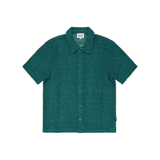 Lace Shirt - Teal Green