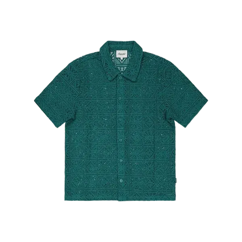 Lace Shirt - Teal Green