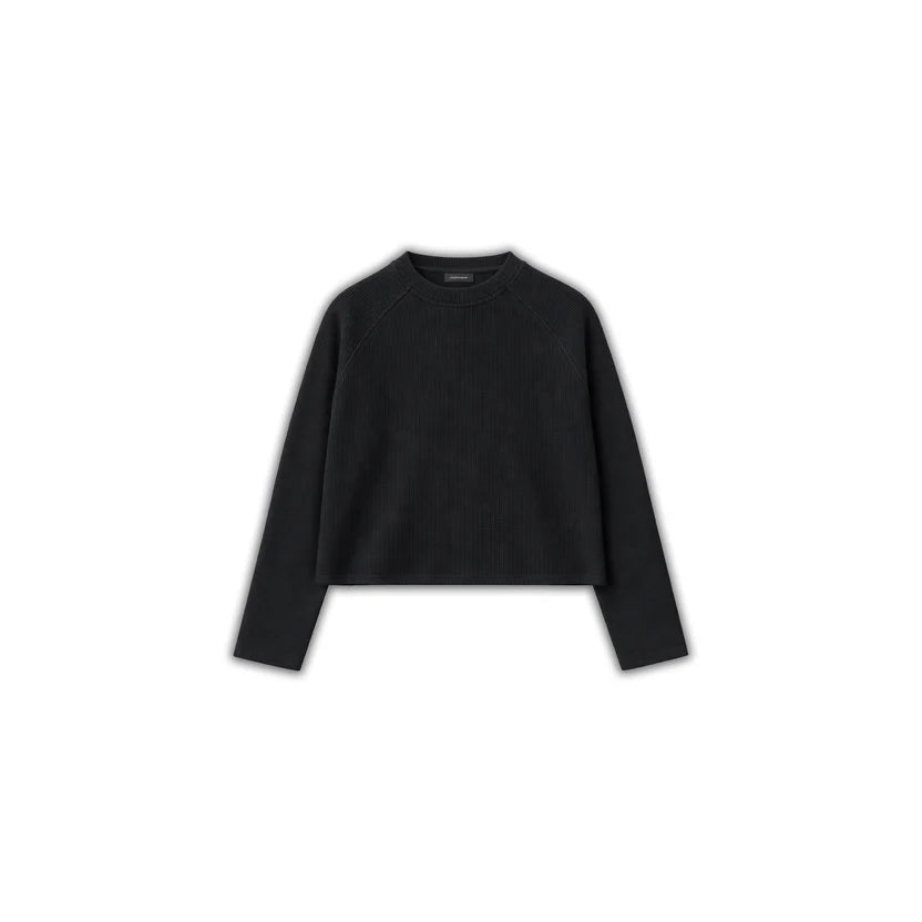 ABB - Waffle Long Sleeve - Black