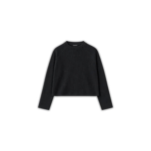 ABB - Waffle Long Sleeve - Black