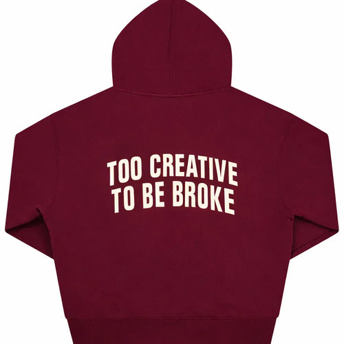 "Riche Et En Santé" Zip-up - Red