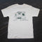 T-shirt blanc et vert forêt
