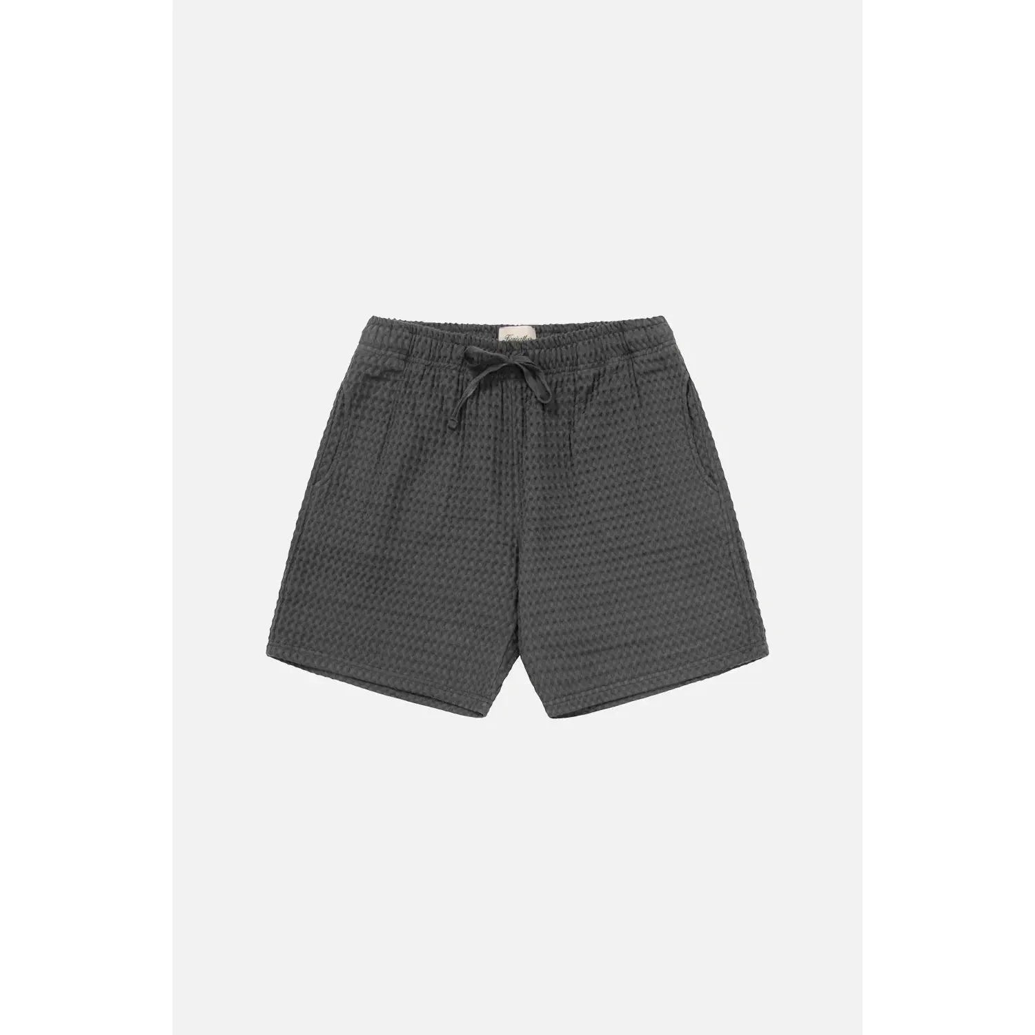 Heavy Waffle Shorts - Charcoal