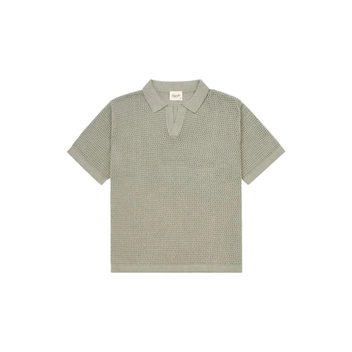 Knit Beach Polo - Jade