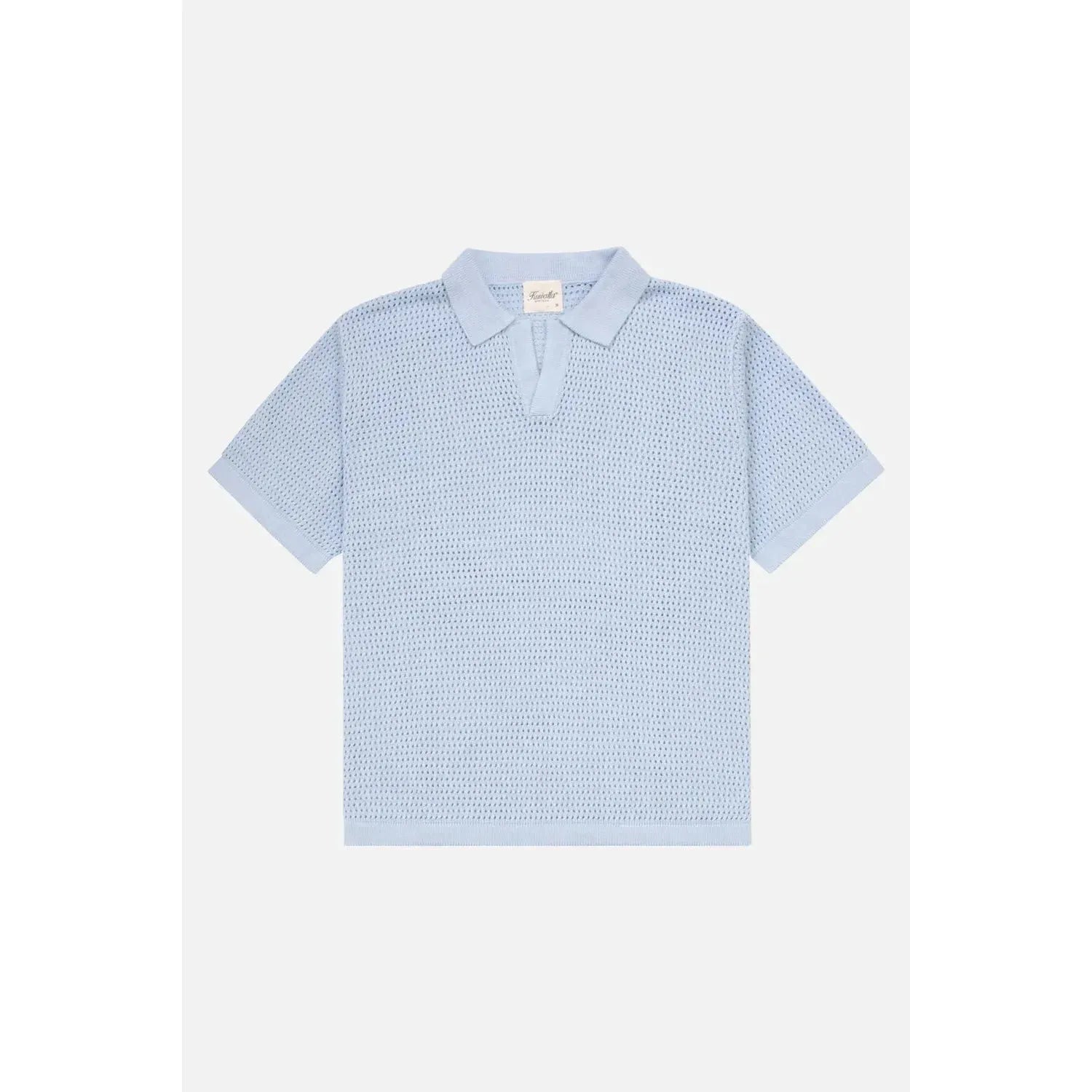 Knit Beach Polo - Sky Blue