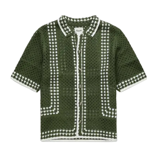 Knit Crochet Shirt - OLI