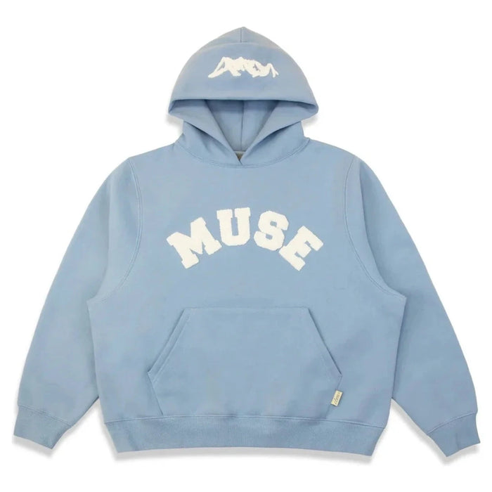 Heavyweight Chenille Hoodie - Celeste Blue