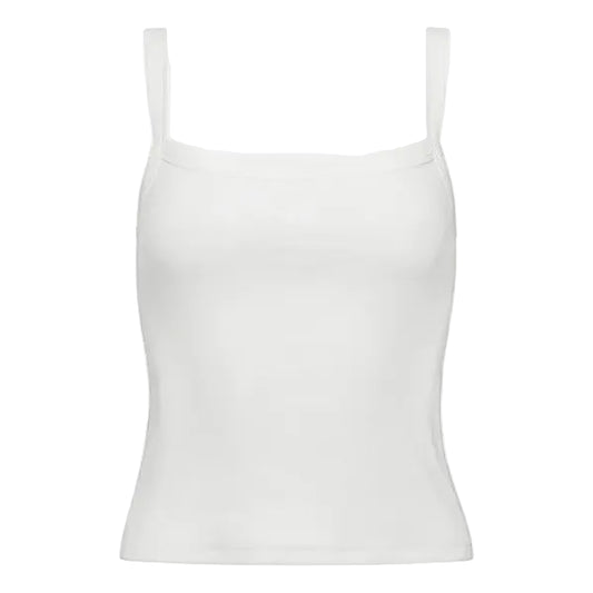 Solene Sexyback Tank - White