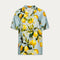 Lemon Hummingbird Beach Shirt - Baby Blue Hummingbird
