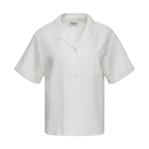 Lace Linen Shirt - Ivory