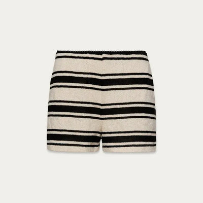 Riviera Stripe Shorts - Cream/Black