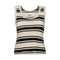 Riviera Stripe Top - Cream/Black