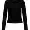 Belle Peachy Squareneck- Black