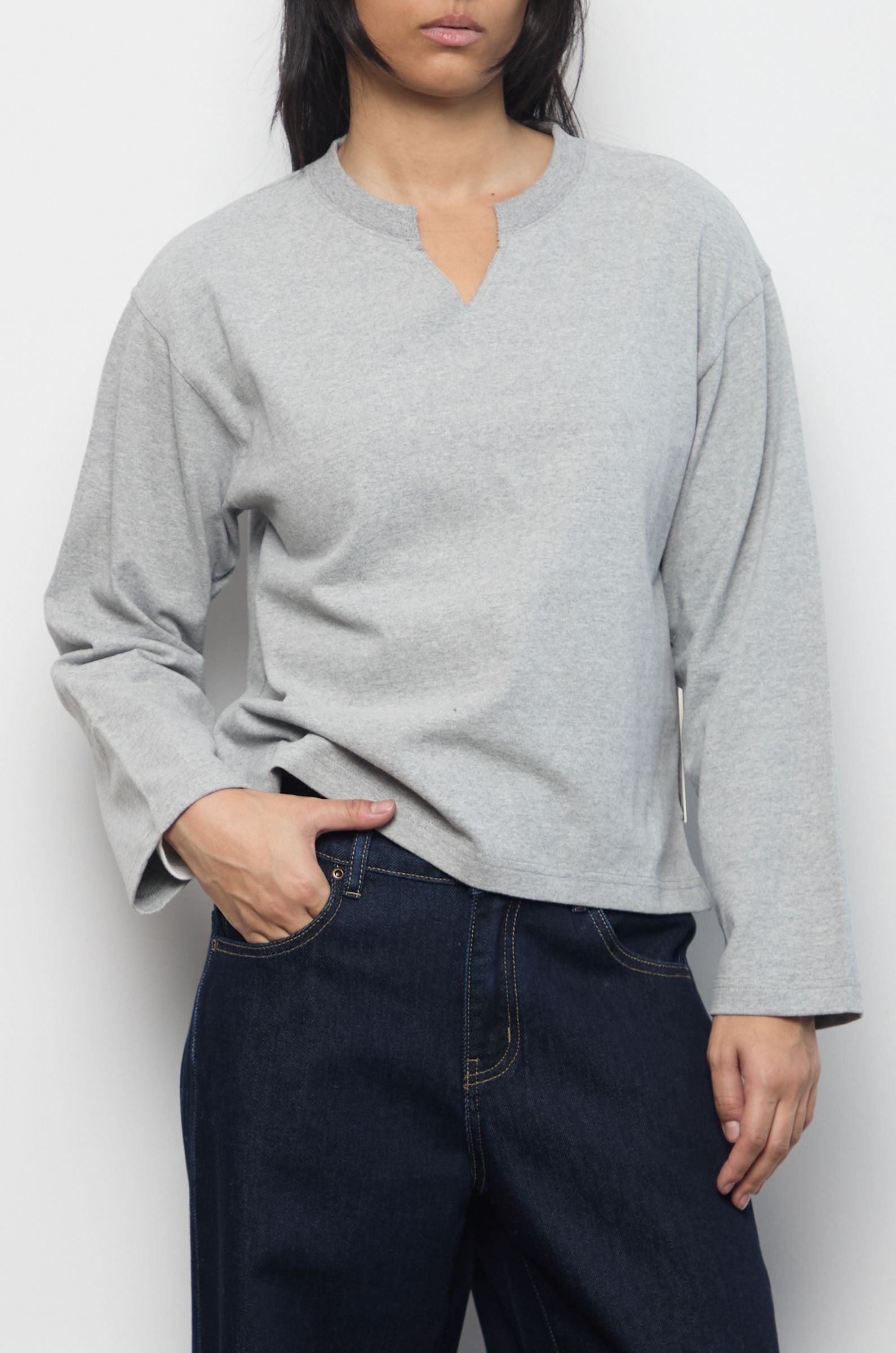 Archive Cut Longsleeve - Heather Grey