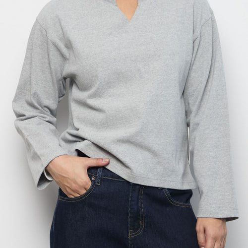 Archive Cut Longsleeve - Heather Grey