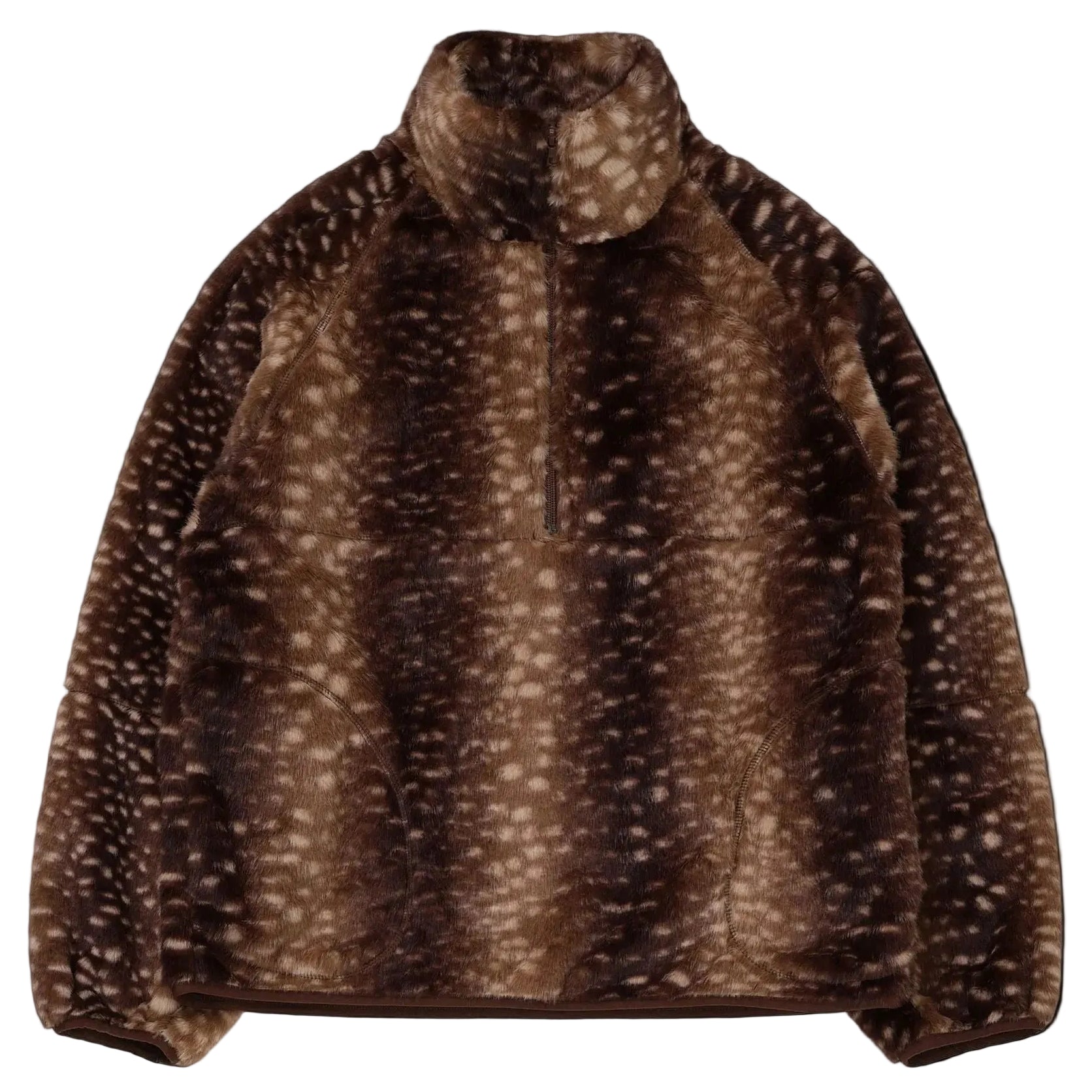 Tachette Faux-Fur Zipup - Bambi Brown