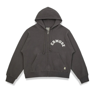 Waffle Zip Up - Truffle