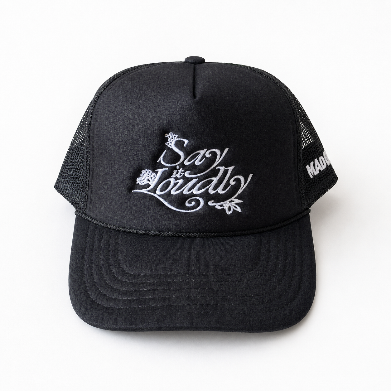 KANK - Say It Loudly Trucker Hat - Black