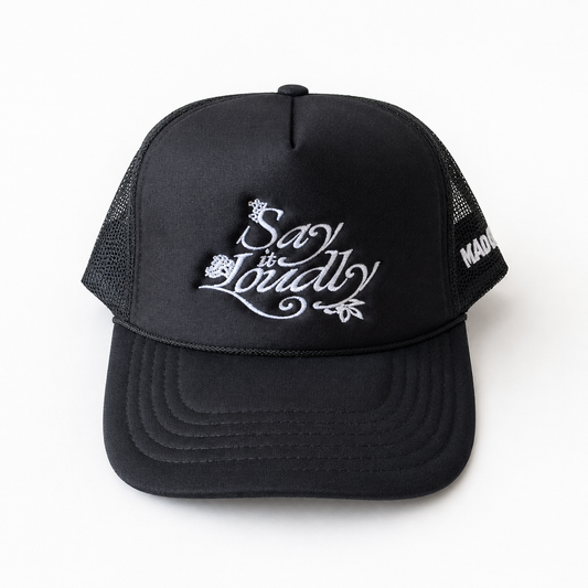 KANK - Say It Loudly Trucker Hat - Black