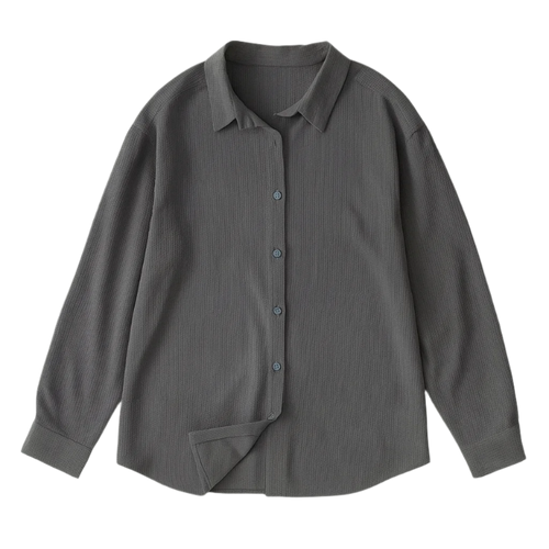 Chemise Texturée - Charcoal