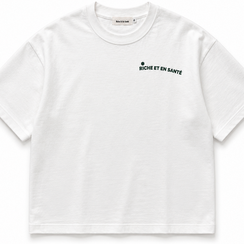 Tee - White Card / Green