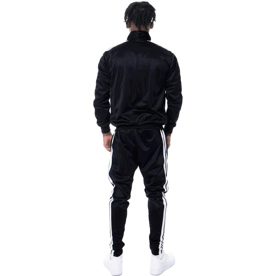 PLACÉ EXECUTIVE BLACK TRACKSUIT